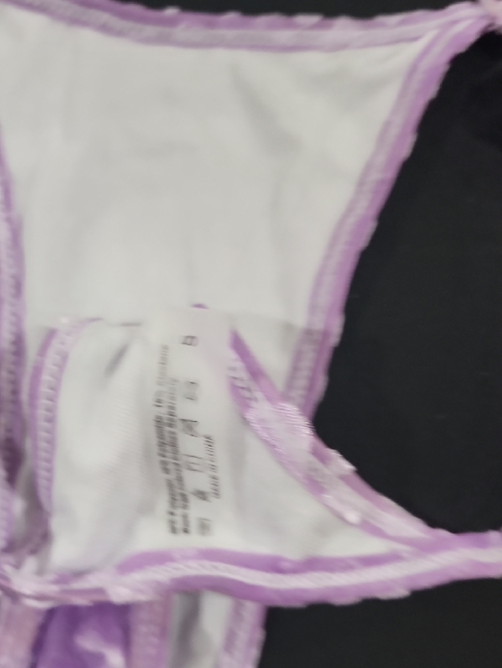 Lilac Animal-Print Triangle Bikini Set - Women's Swim - Picture 6 of 7